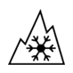 Symbole « montagne et flocon »