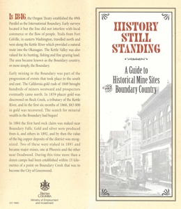 History Still Standing: A Guide to Historical Sites of the Boundary Country