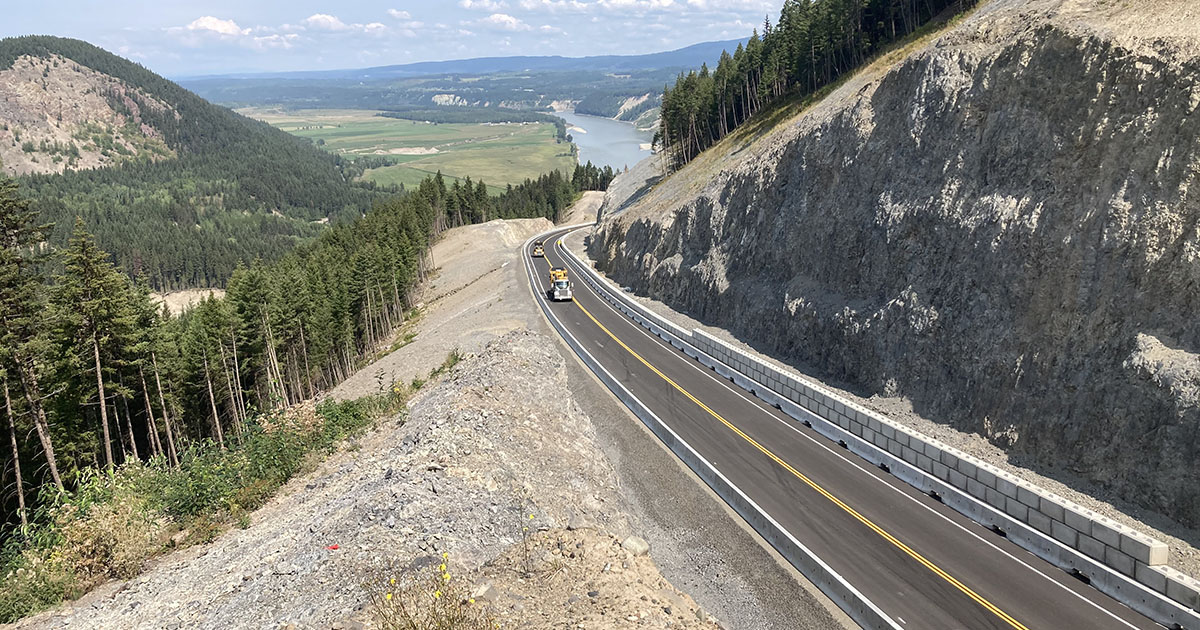 A new 5.6-kilometre section of West Fraser Road is now open