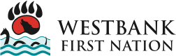 Westbank First Nation logo featuring stylized bear and water