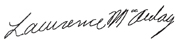 Minister MacCaulay signature
