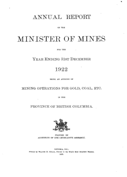 Annual Report 1922