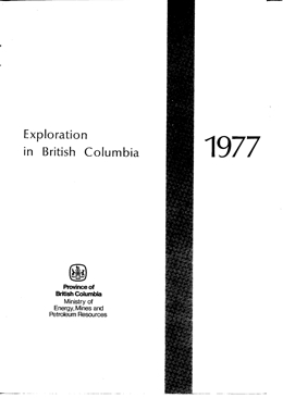 Exploration in British Columbia, 1977