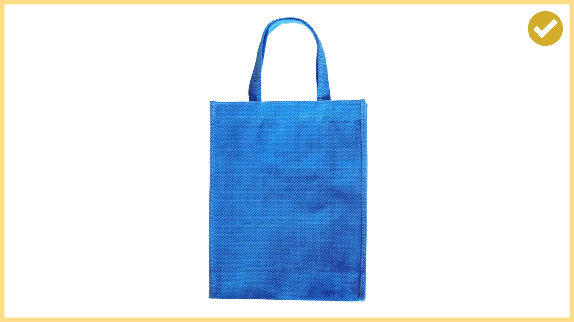 Blue cloth bag