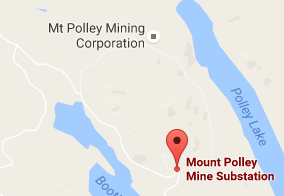 Map of Mount Polley site location