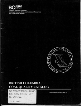British Columbia Coal Quality Catalog