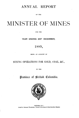 Annual Report 1889