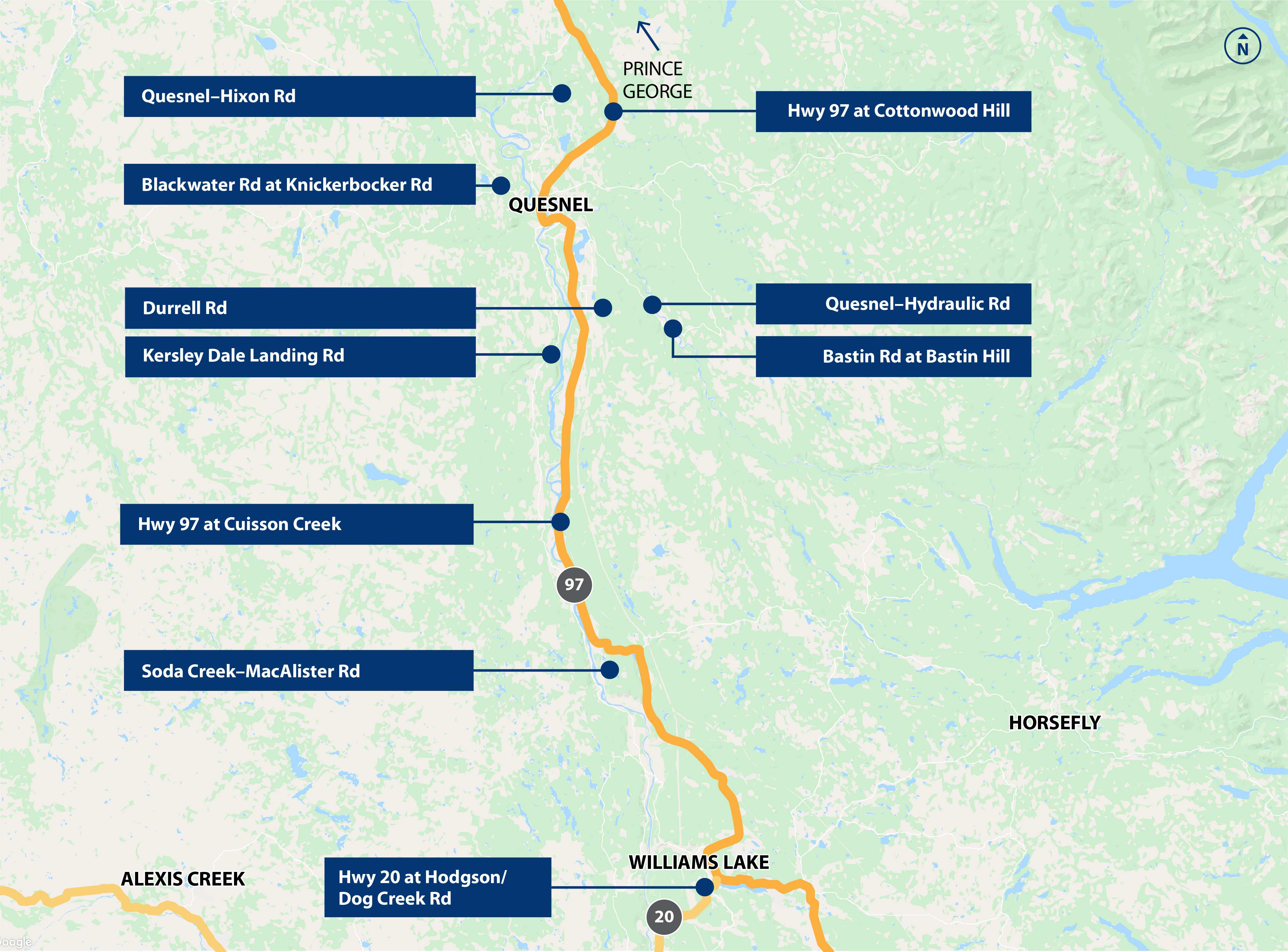 Cariboo Road Recovery Projects
