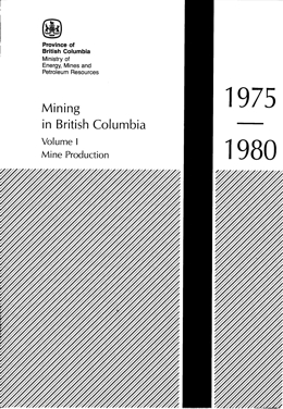 Mining in British Columbia, 1975-1980