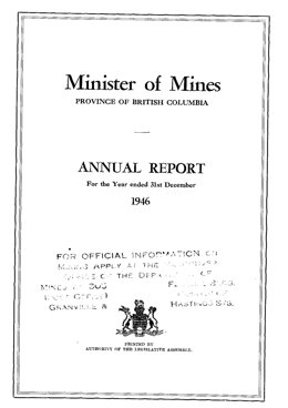 Annual Report 1946