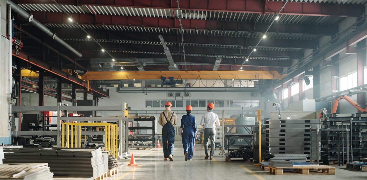 workers in a warehouse