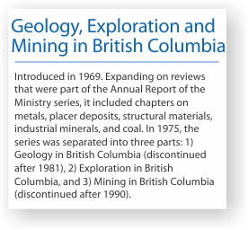 Geology, exploration and mining in British Columbia