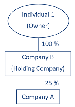 1. Indirect Control through one intermediate entity or person ...