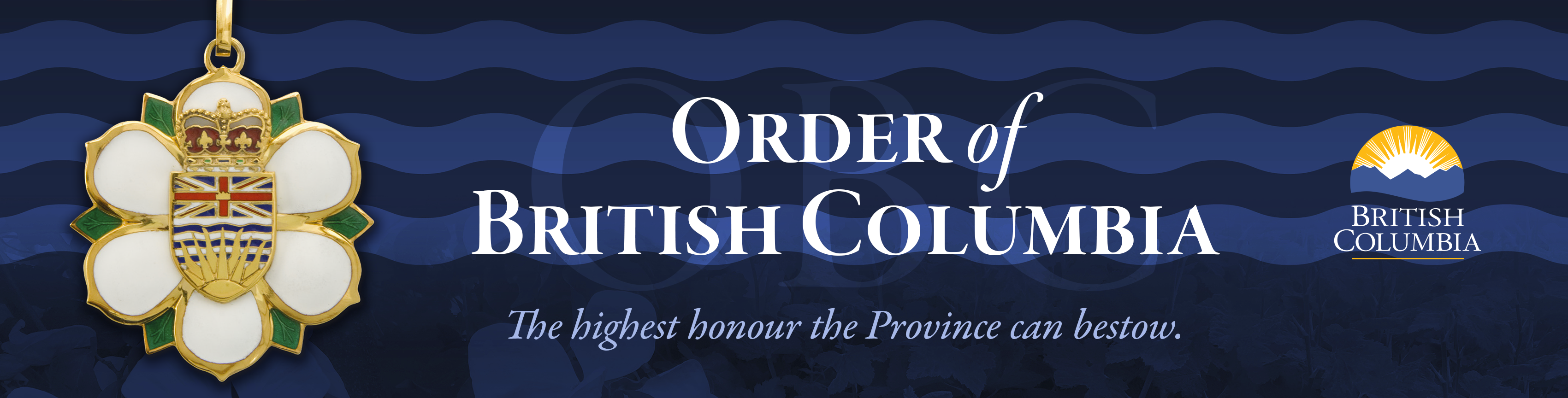 Order of British Columbia Province of British Columbia