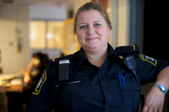 Female corrections officer