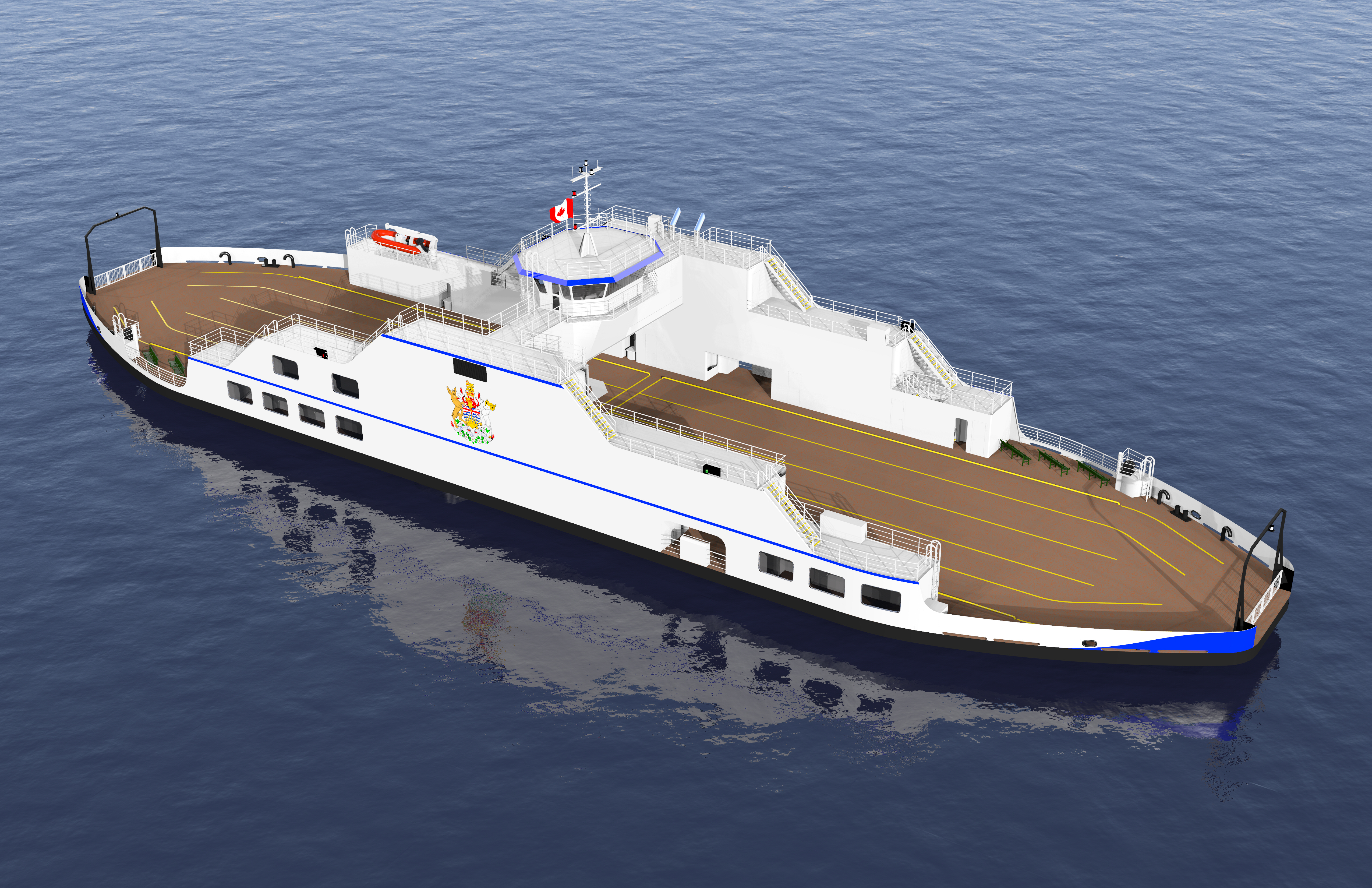 Artist's rendering of the new Kootenay Lake ferry