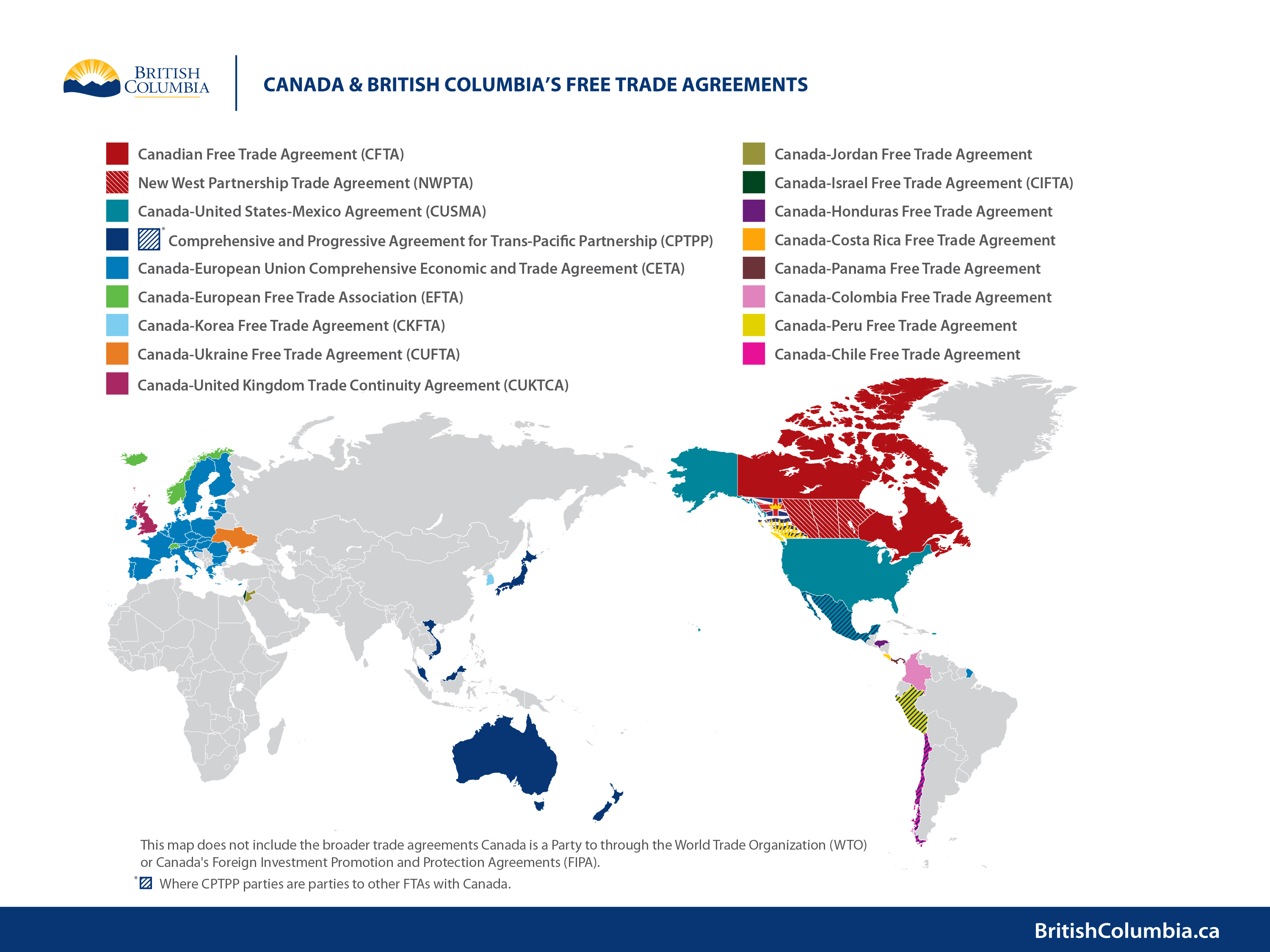 Chart: Worldwide Trade Agreements