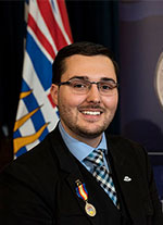 picture of Brandon Laur - BC Medal of Good Citizenship recipient