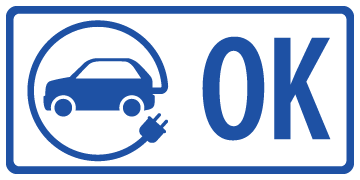 Electric Vehicle OK sign