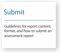 Submission information for mineral assessment reports