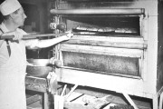 Baking bread in the cookhouse - Click to zoom