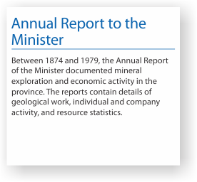 Annual report to the minister