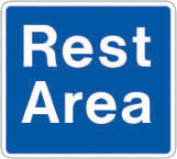 Image of a Provincial rest area sign