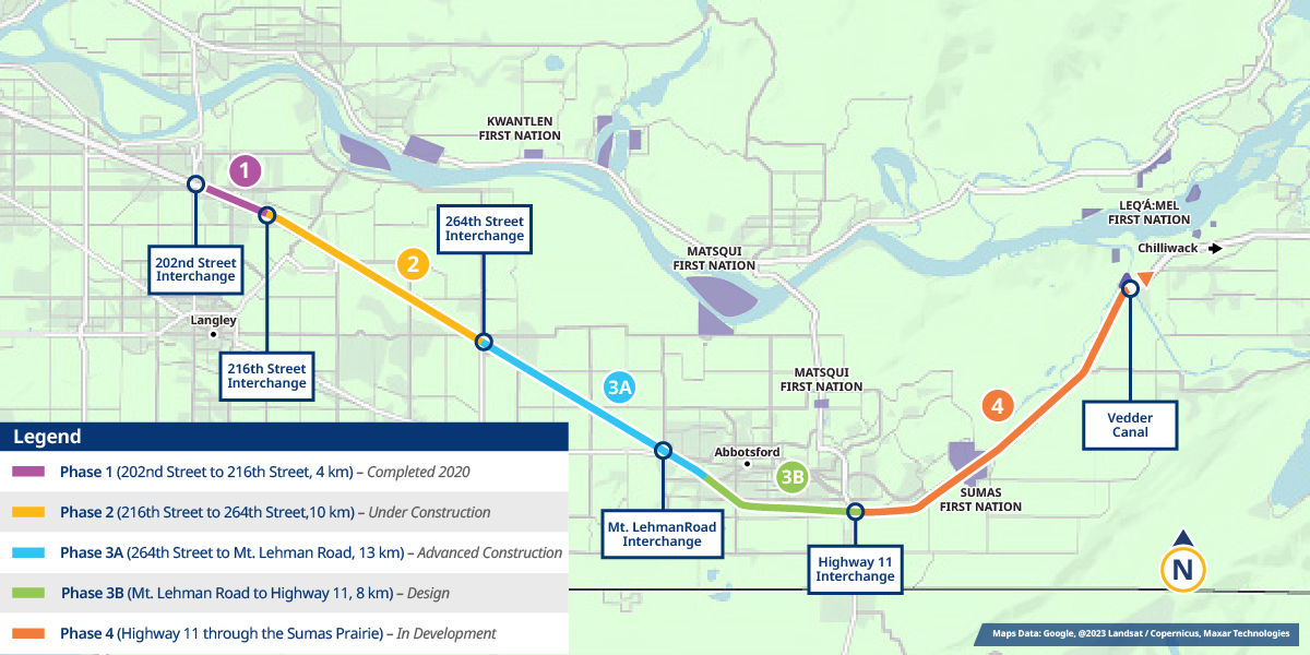 Learn more about the Fraser Valley Highway 1 Corridor Improvement Project