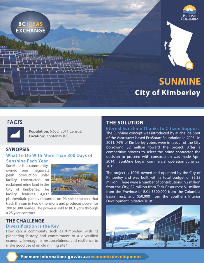 City of Kimberley Success Story