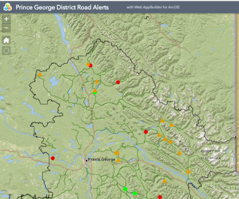 PG Forest Service Road Map