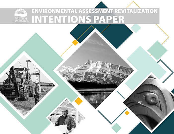 Cover page of the intentions paper on environmental assessment revitalization