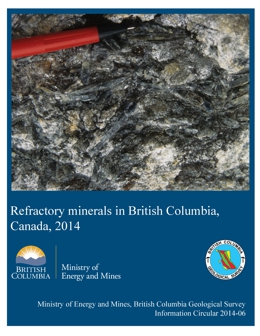 Refractory minerals in British Columbia, Canada, 2014