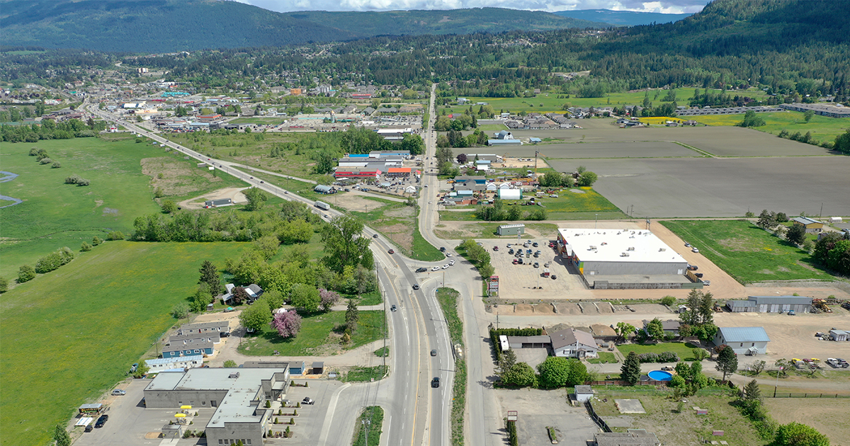 Highway 1 Salmon Arm West 10th Ave. SW to 10th St. SW Province of British Columbia