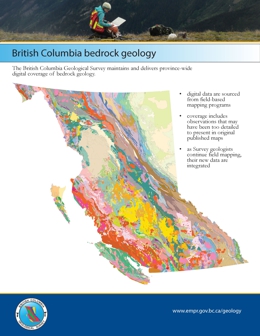 British Columbia bedrock geology (flyer)