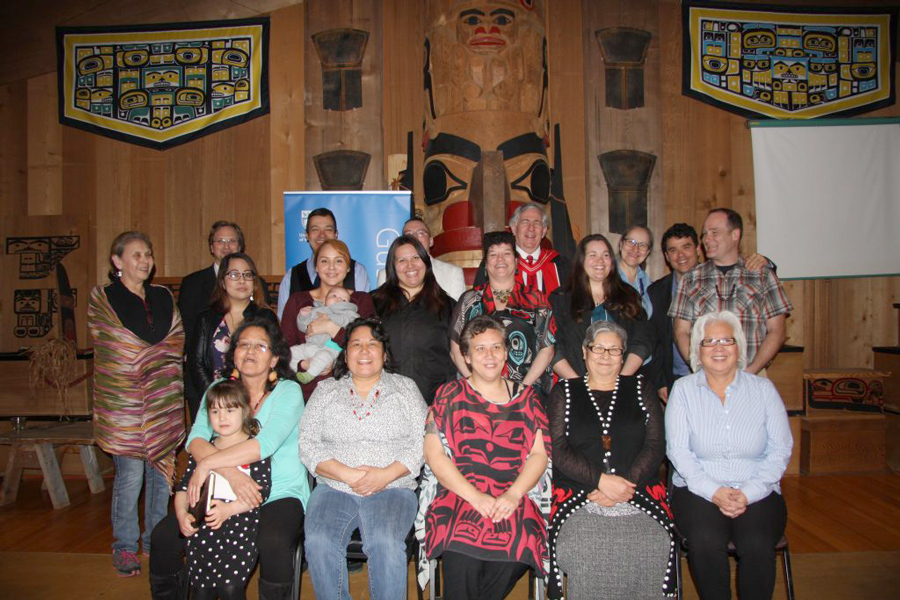 Group of Haida students