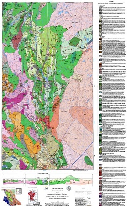 Cover image of BCGS Geoscience Map 2020-01