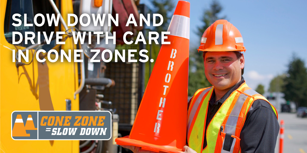 Slow Down and Drive with Care in Cone Zones