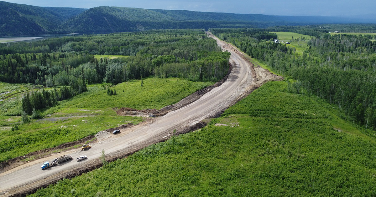 Thompson Brosthers Construction LP : Highway 29 – Lynx Creek Bridge Replacement and Highway Re-alignment