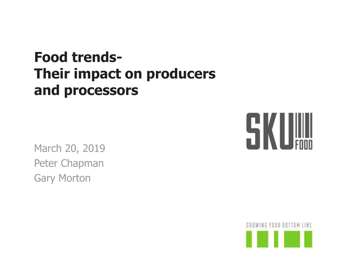 Retail Trends and Their Impact on Producers & Processors