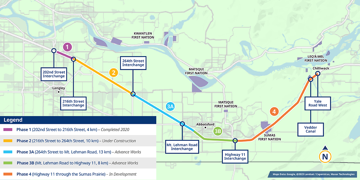 Fraser Valley HIghway 1 Corridor Improvement Program