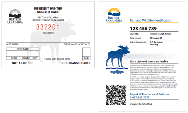 Fish and Wildlife ID (FWID) - Province of British Columbia