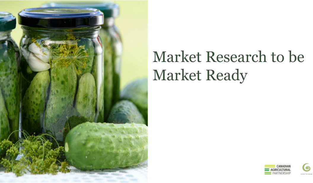 Market Research to be Market Ready