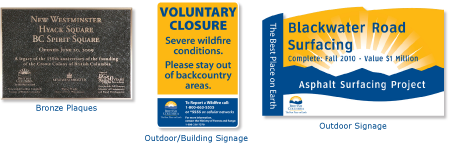 Signage - Province of British Columbia