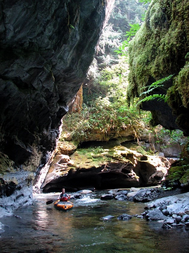 Kayaking is one recreation activity that can be associated with karst. 