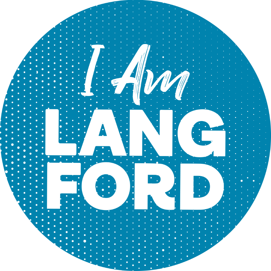 I am Langford logo