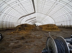Image of an indoor compost facility