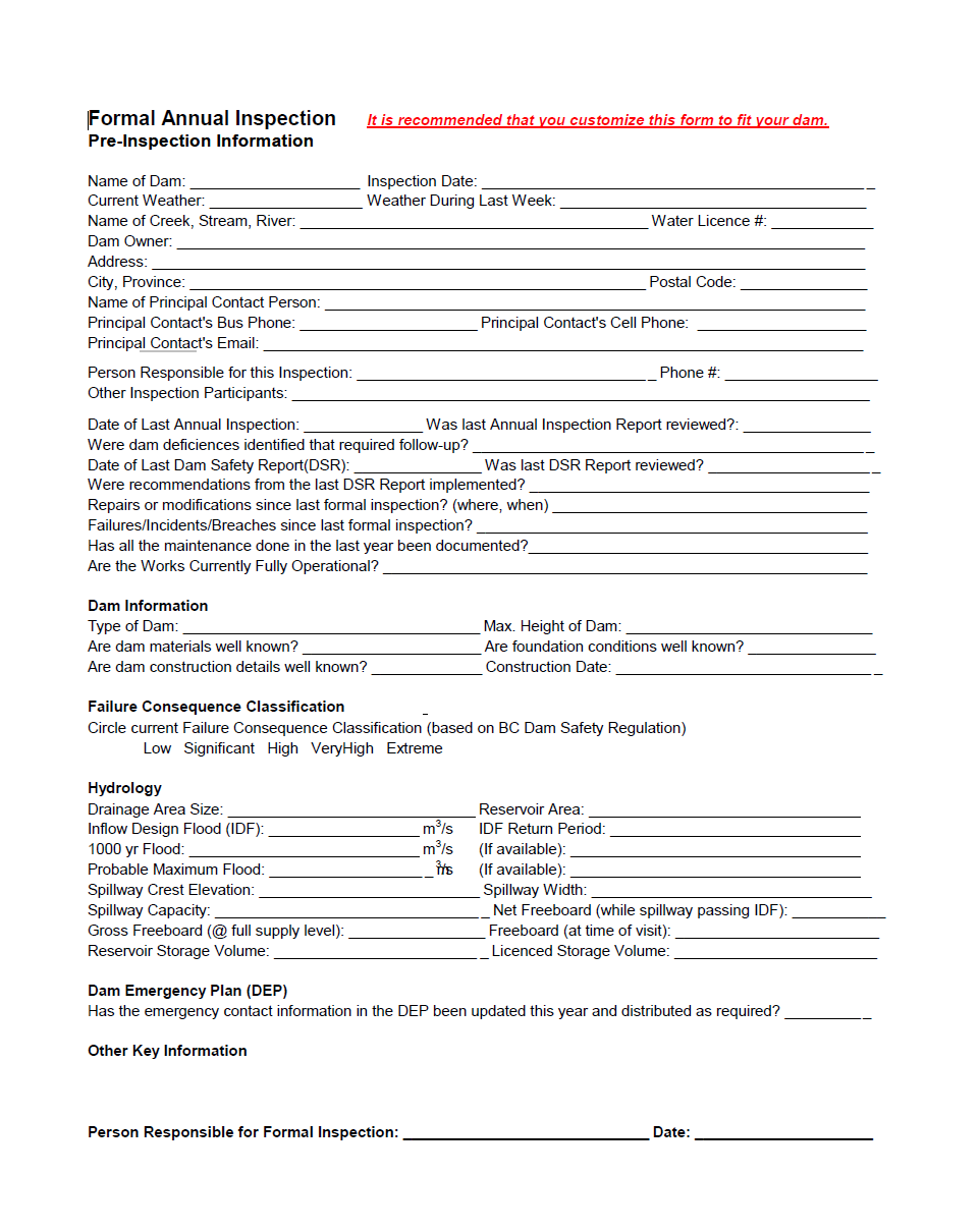 2024 Inspection form