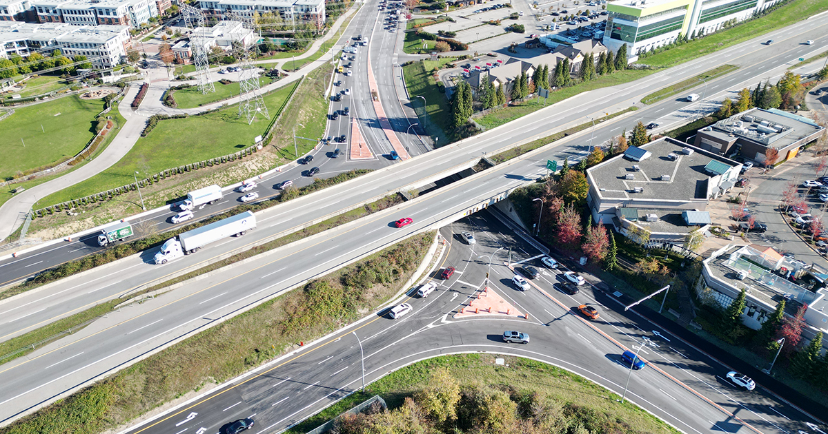 Rendering of Highway 99 at 32nd Avenue Interchange Improvements Project