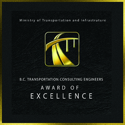 B.C  Transportation Consulting Engineers Award of Excellence in Transportation