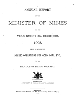 Annual Report 1908